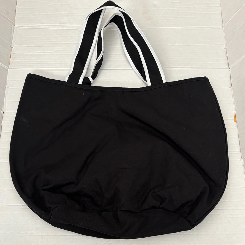 Victoria's Secret Black and White Angel Tote - Picture 6 of 7